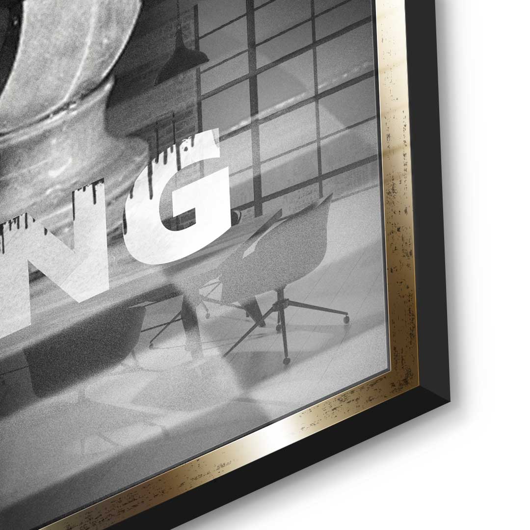 Mindset is everything #Schach - Acrylglas