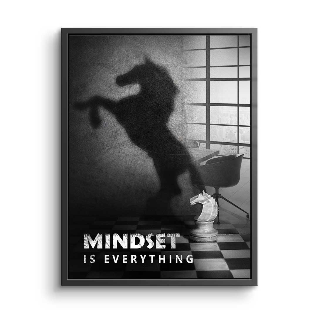 Mindset is everything #Schach - Acrylglas
