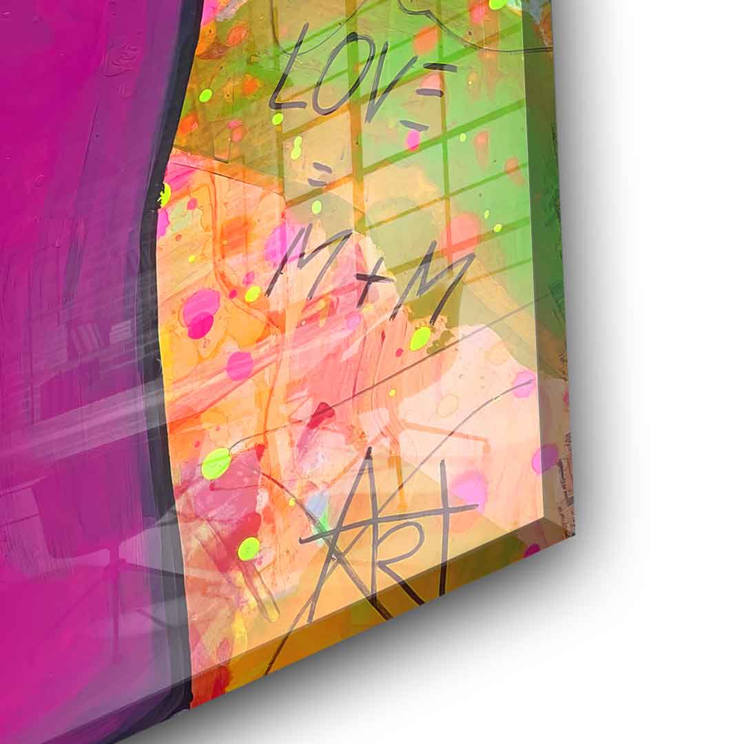 Minnie Loves Mickey - Acrylic Glass