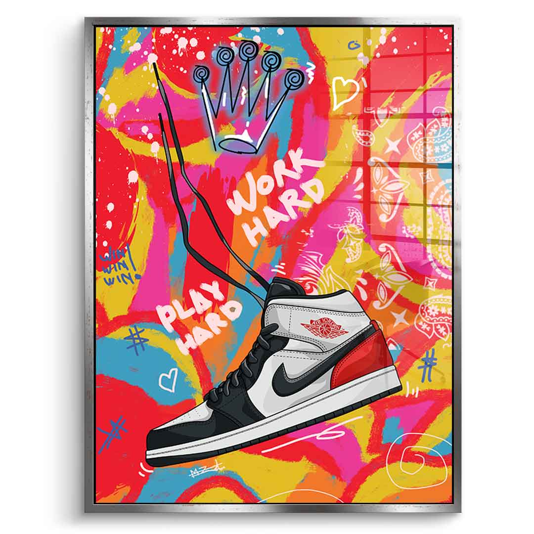 Mj Mhicago Pop Art - Acrylglas