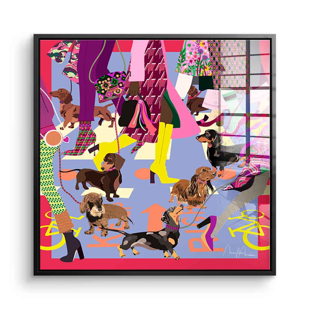 Fashion Girls Doxies - Acrylglas