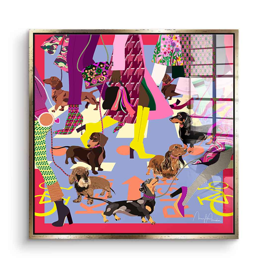 Fashion Girls Doxies - Acrylglas