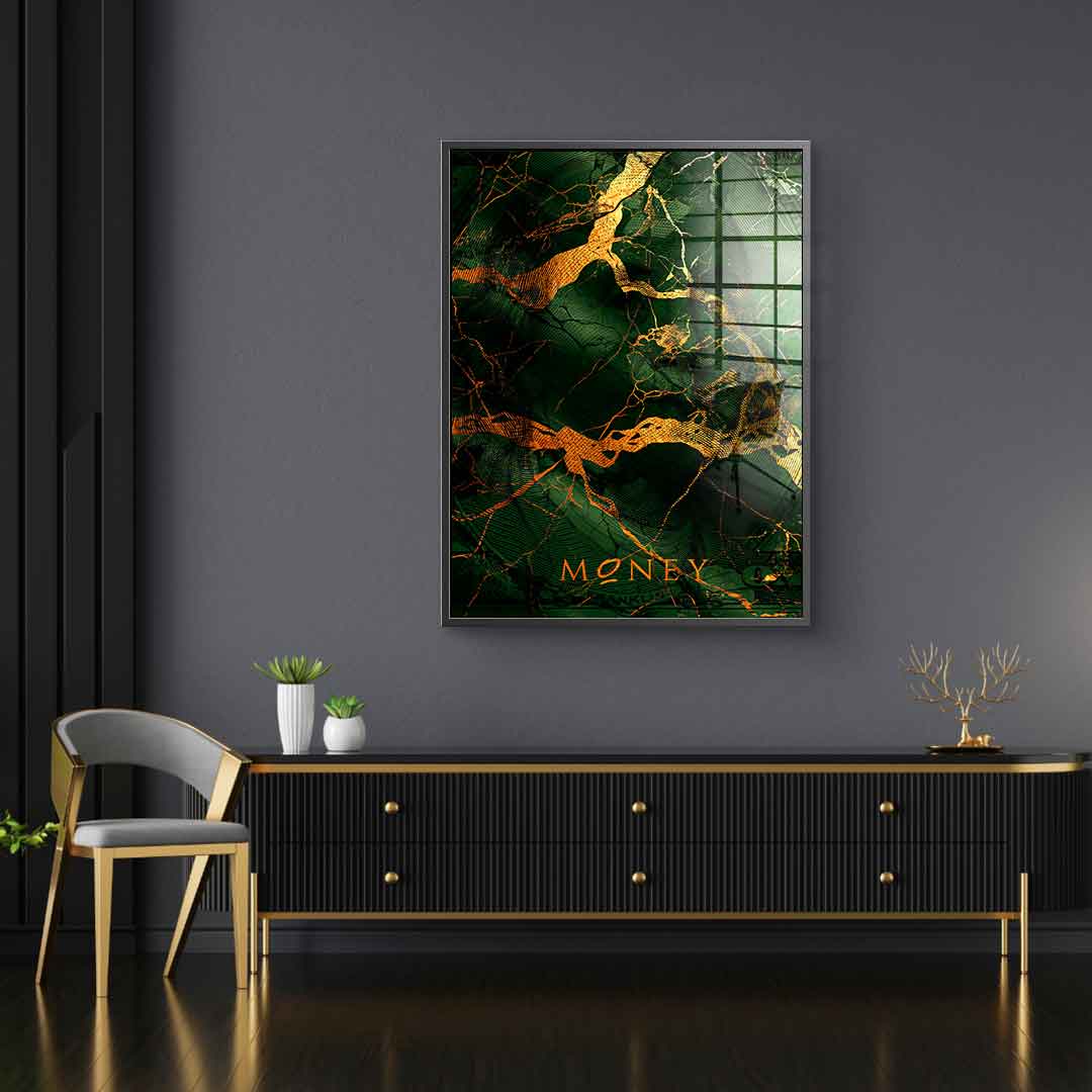 Money & Gold - Acrylglas