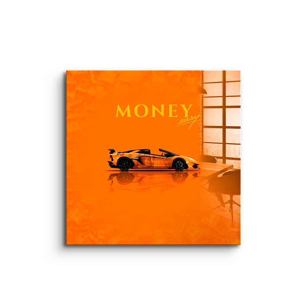 Money Easy Yellow - Acrylic Glass
