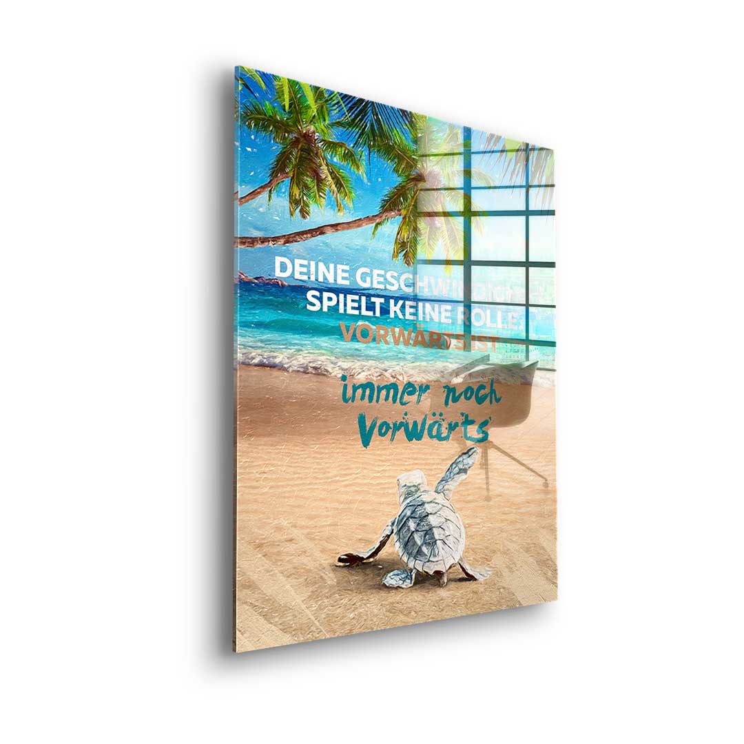 Forward is still forward - Acrylic glass