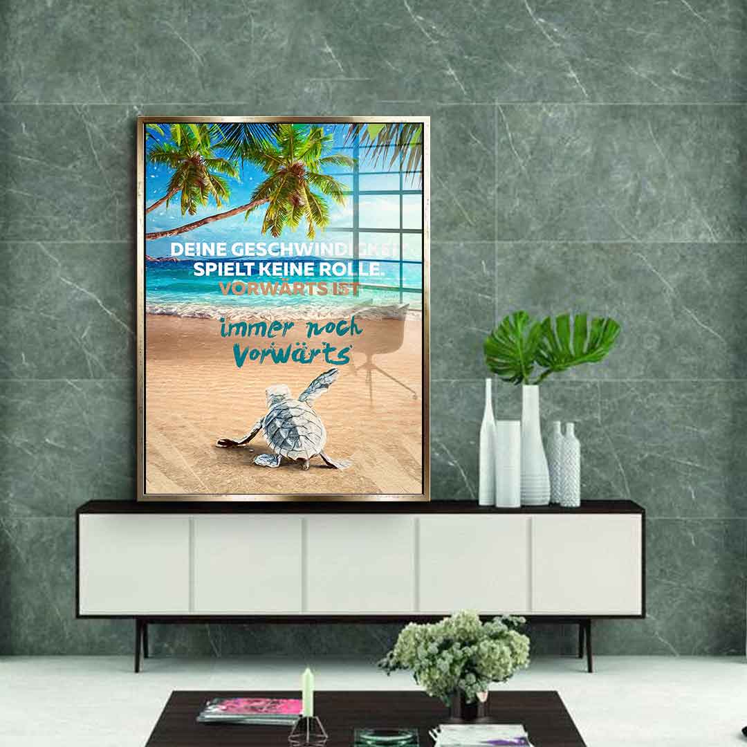 Forward is still forward - Acrylic glass