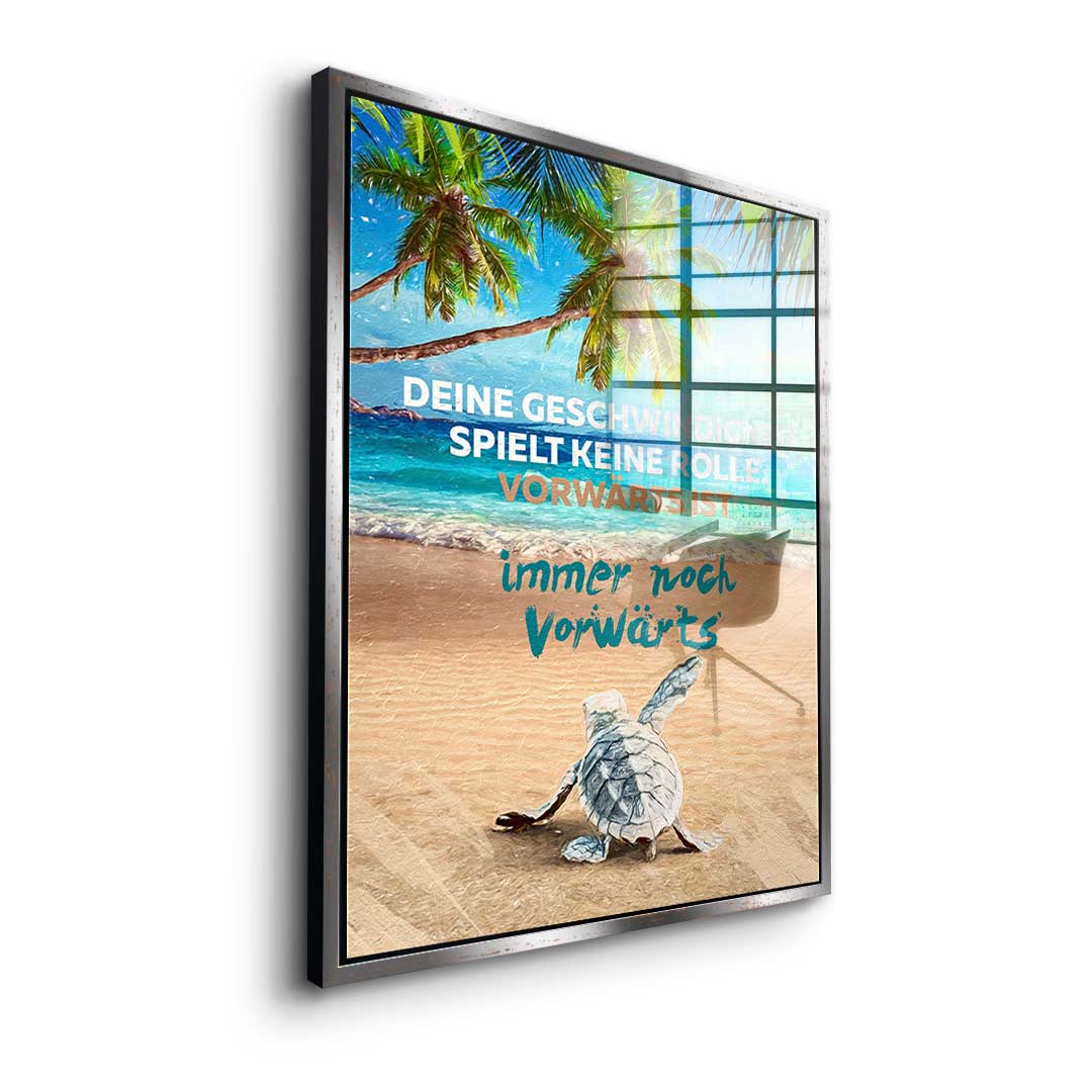 Forward is still forward - Acrylic glass