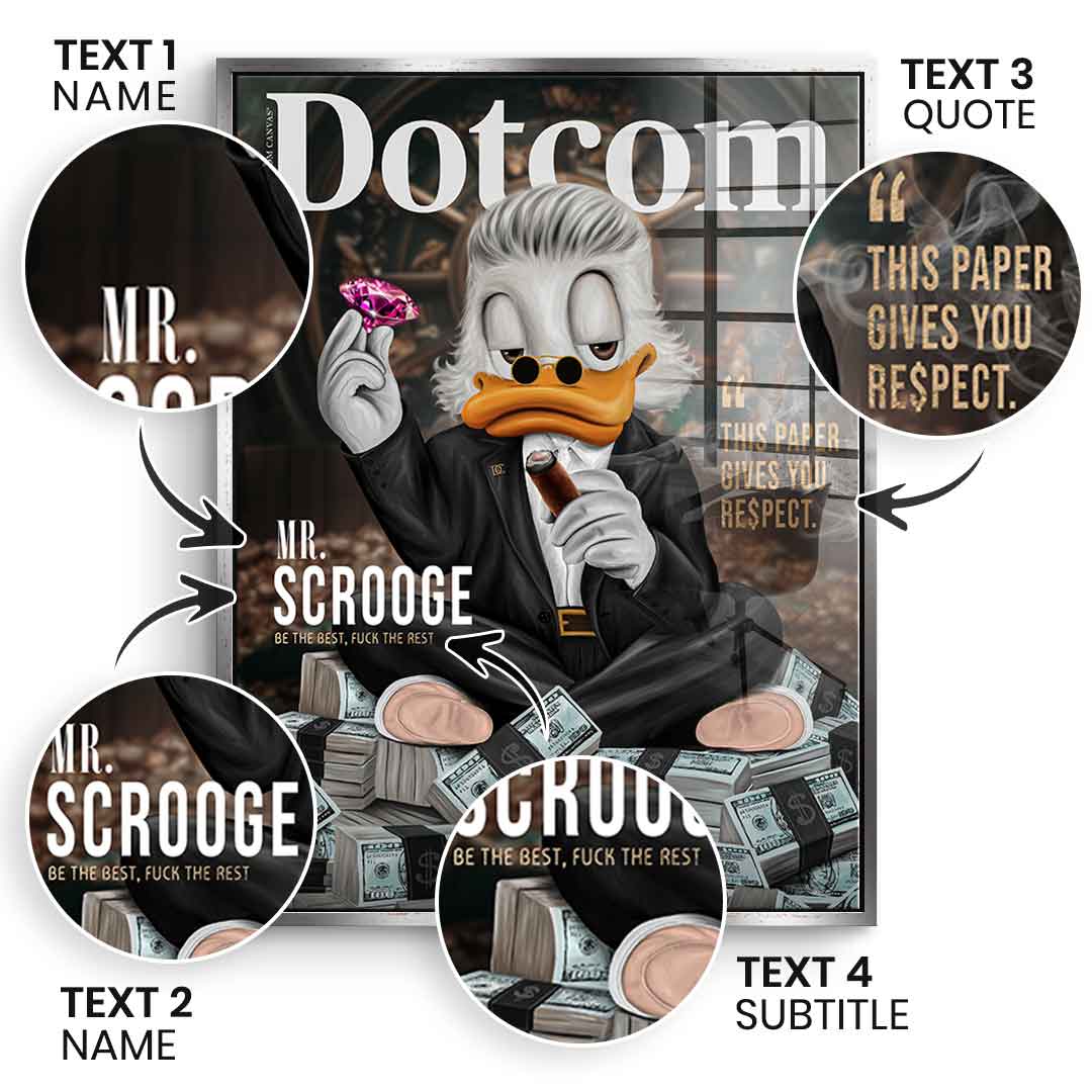 Personalizowany Pan SZACUNEK - Szkło akrylowe