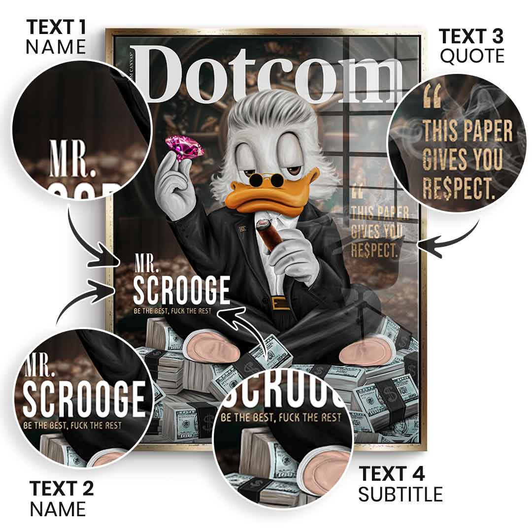 Personalizowany Pan SZACUNEK - Szkło akrylowe