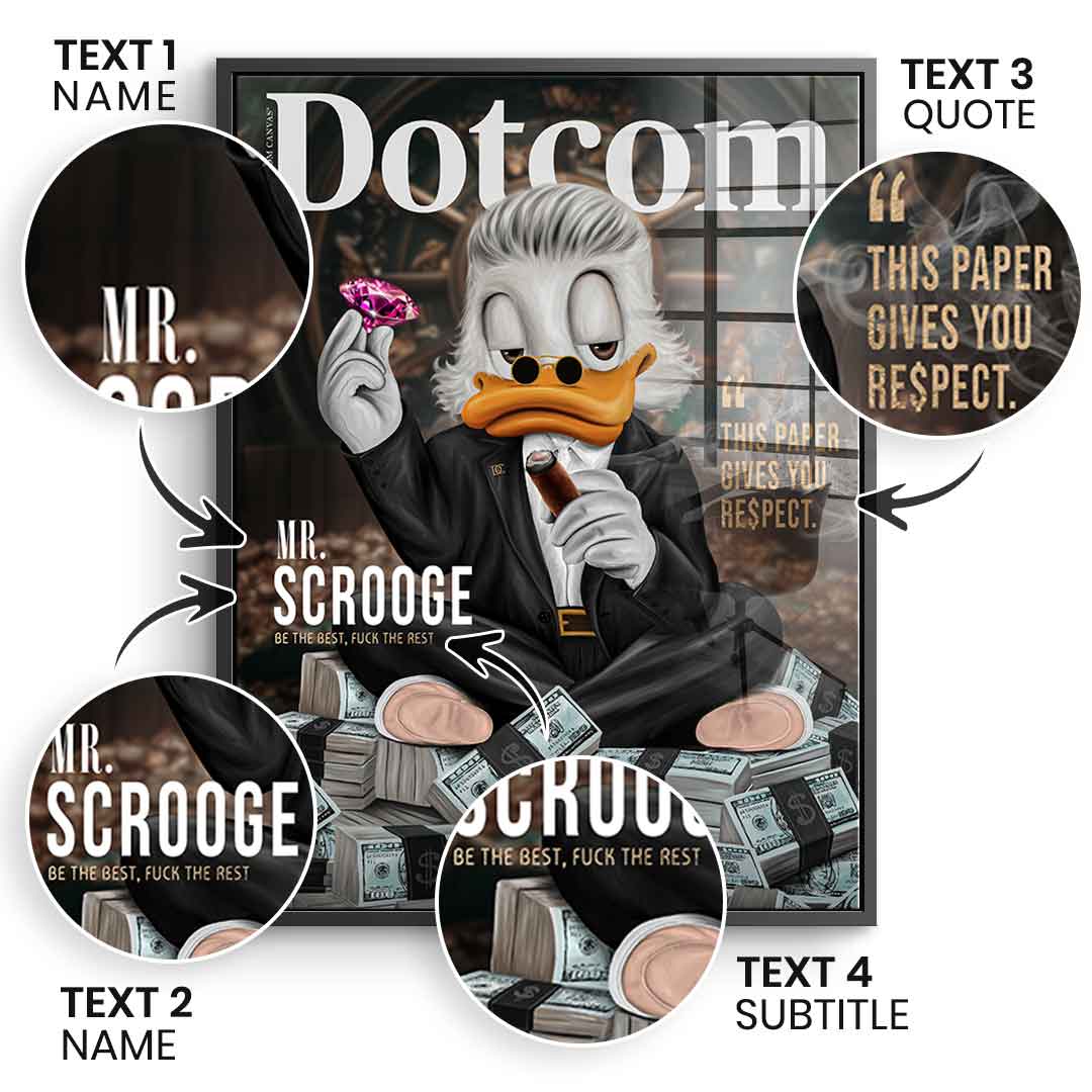 Personalizowany Pan SZACUNEK - Szkło akrylowe