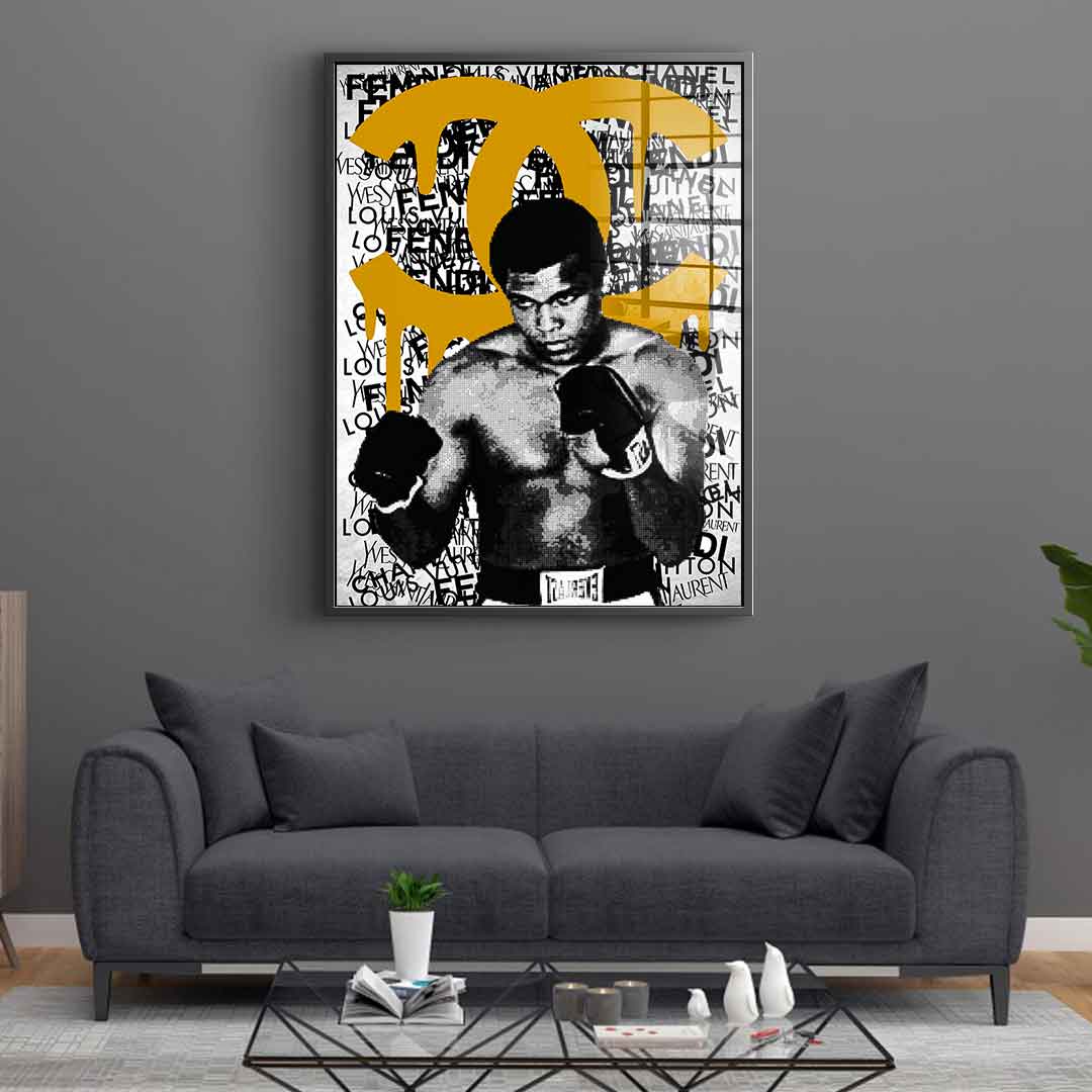 ALI BRAND (orange) - Acrylic glass