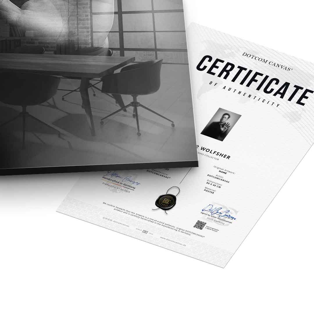 Musk's Silhouette - Acrylglas