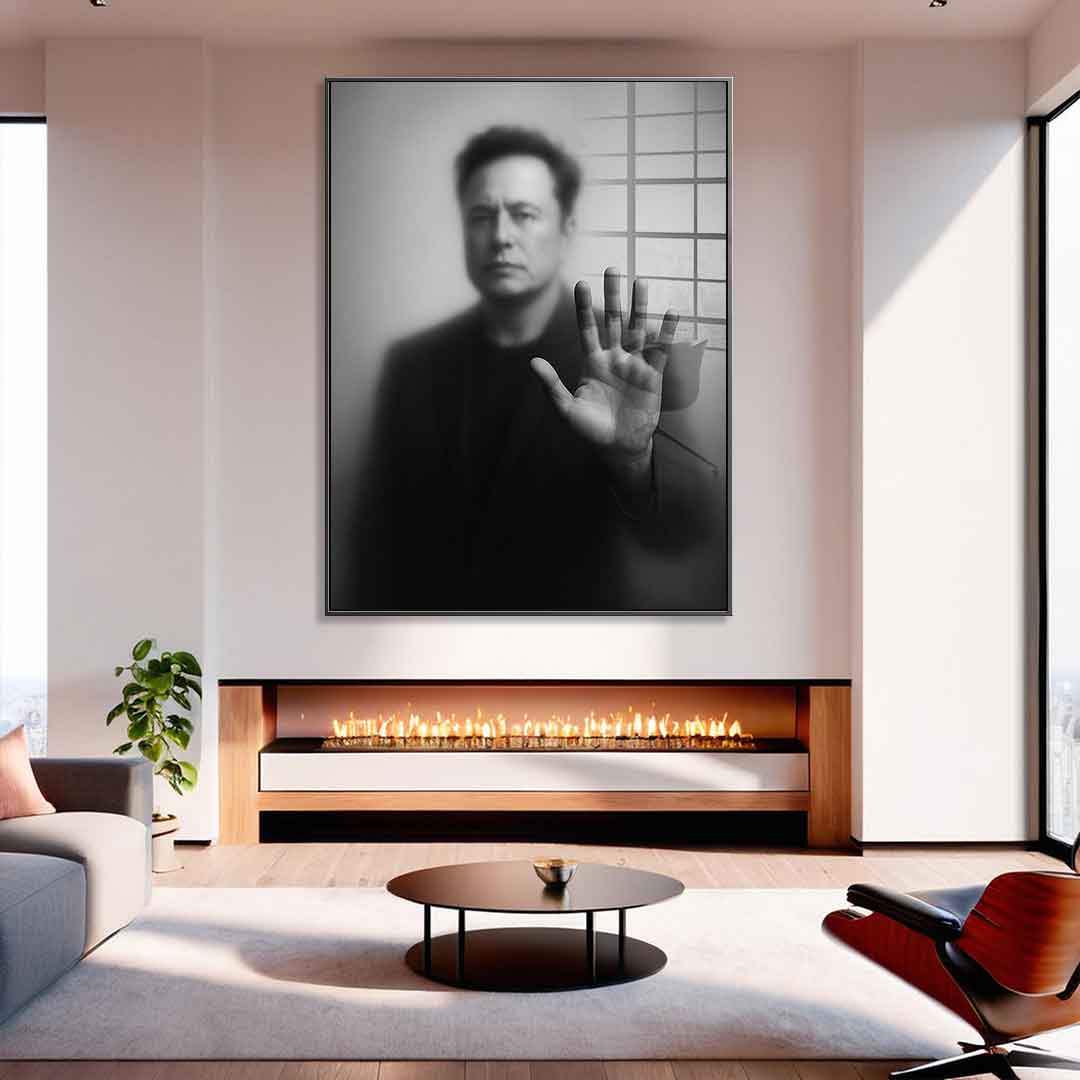 Musk's Silhouette - Acrylglas