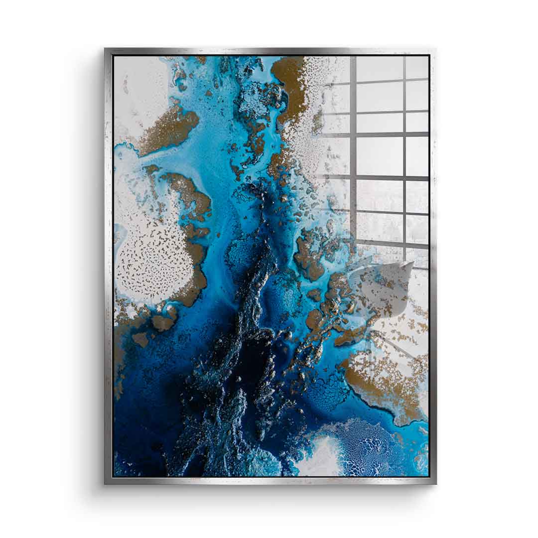 Navy Flow - Acrylglas