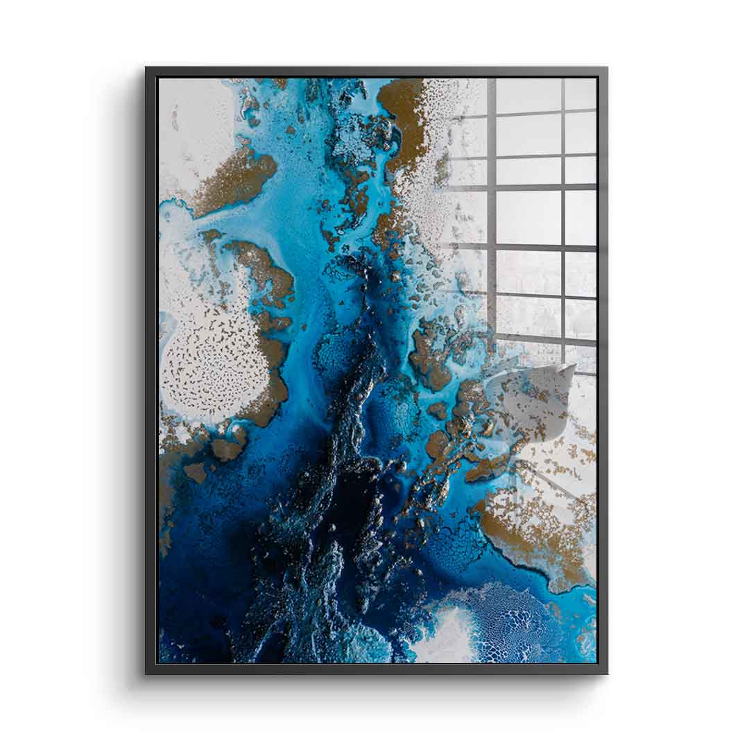 Navy Flow - Acrylglas