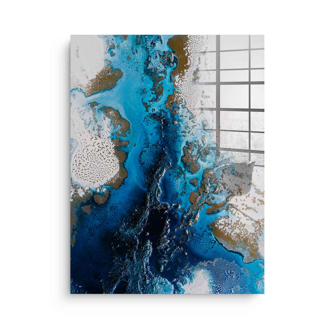 Navy Flow - Acrylglas