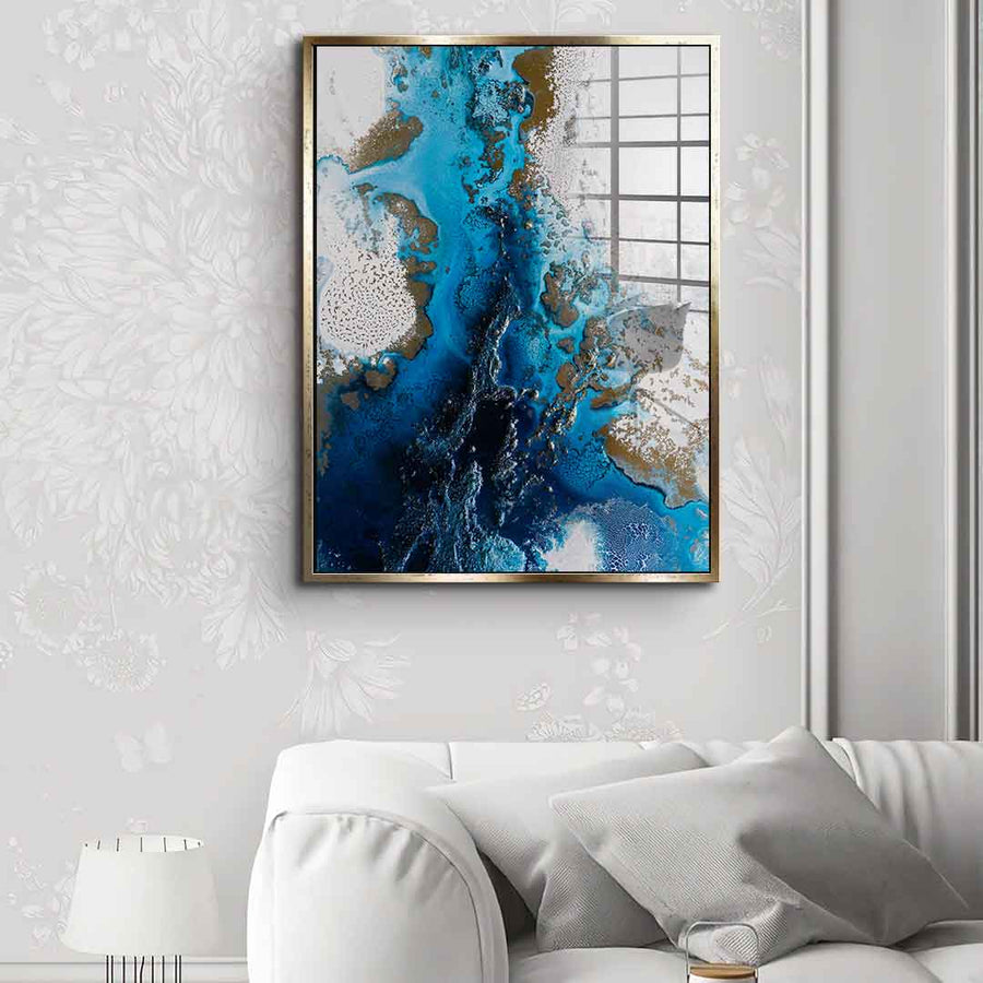 Navy Flow - Acrylic glass