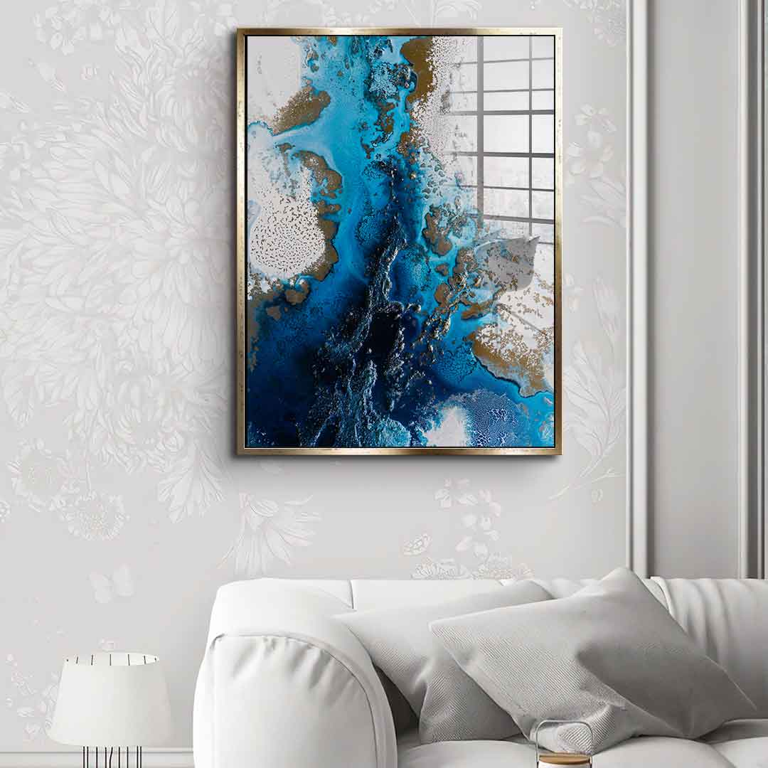 Navy Flow - Acrylic glass