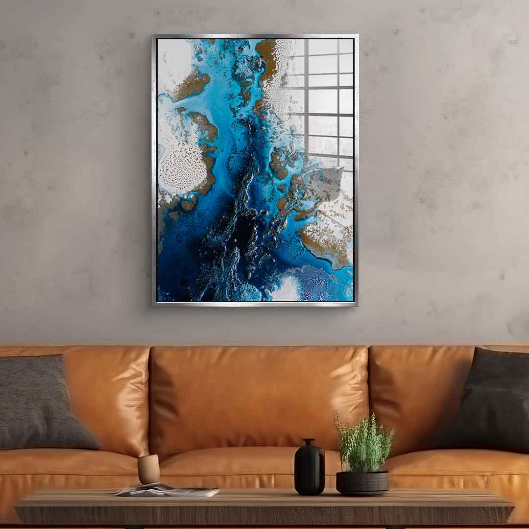 Navy Flow - Acrylglas