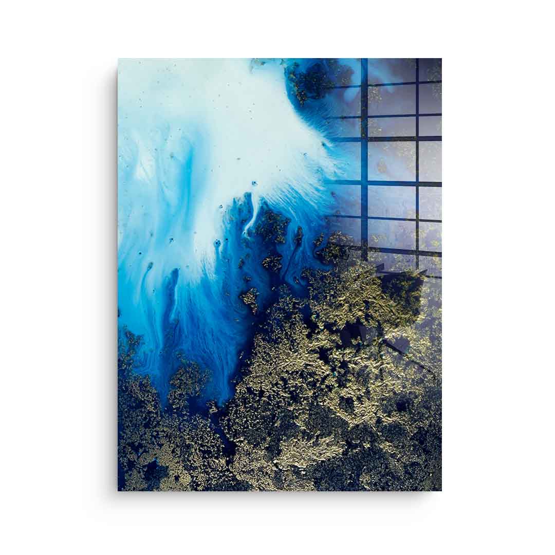 Navy Shimmer - Acrylic glass