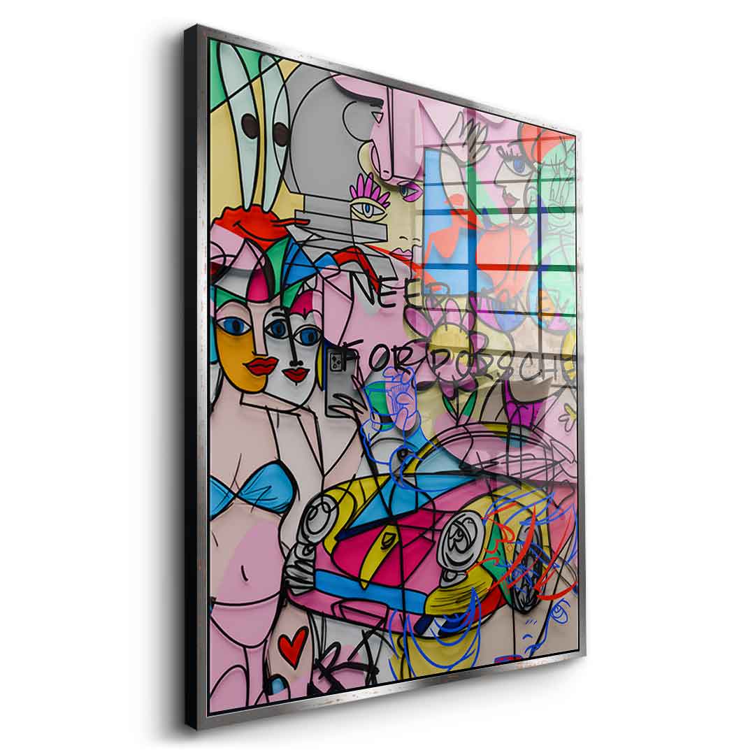 Need Money For Porsche - Acrylglas