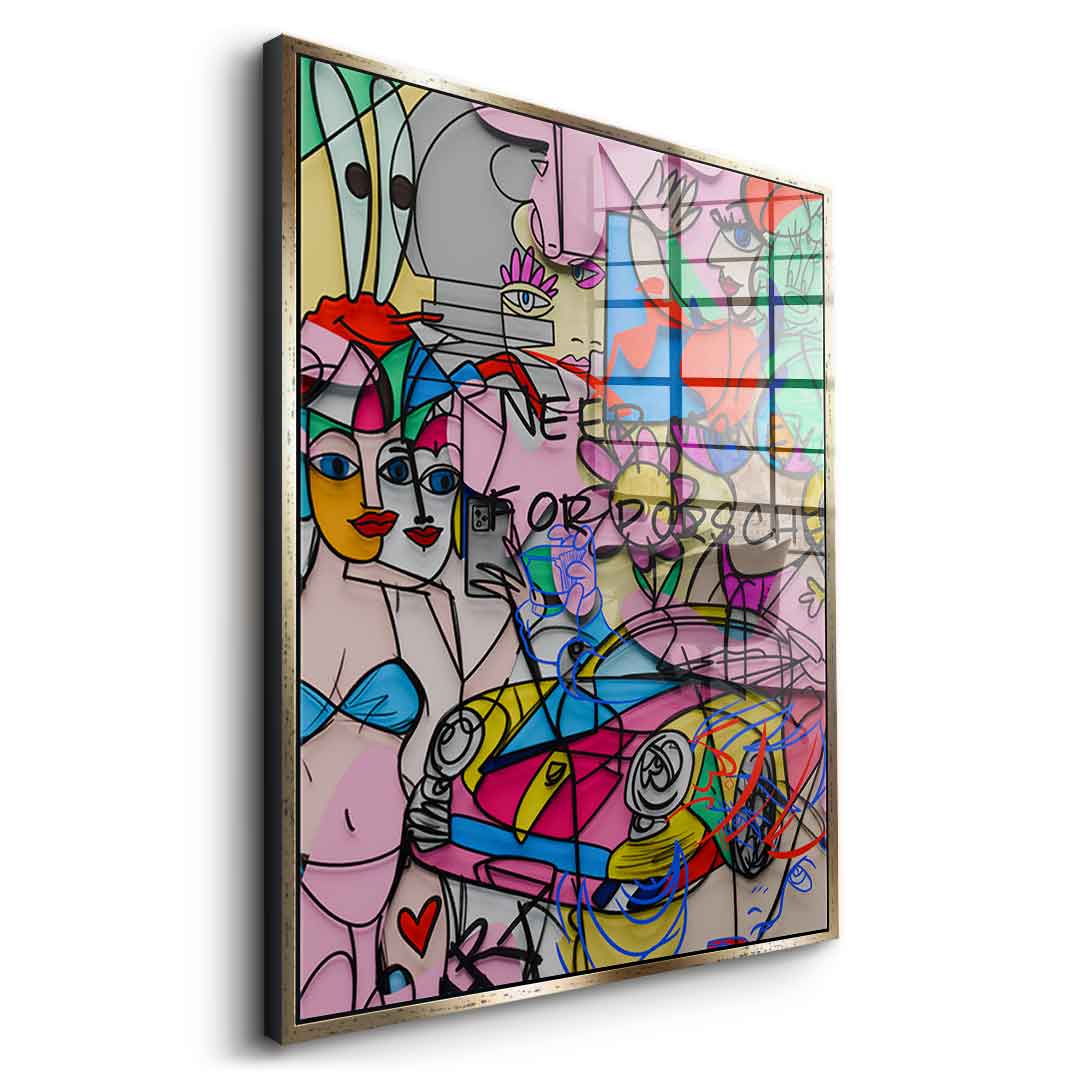 Need Money For Porsche - Acrylglas