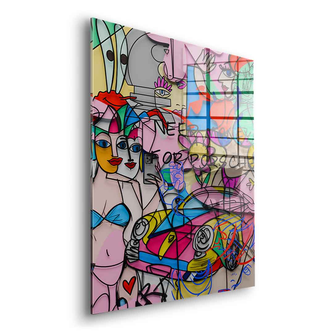 Need Money For Porsche - Acrylglas