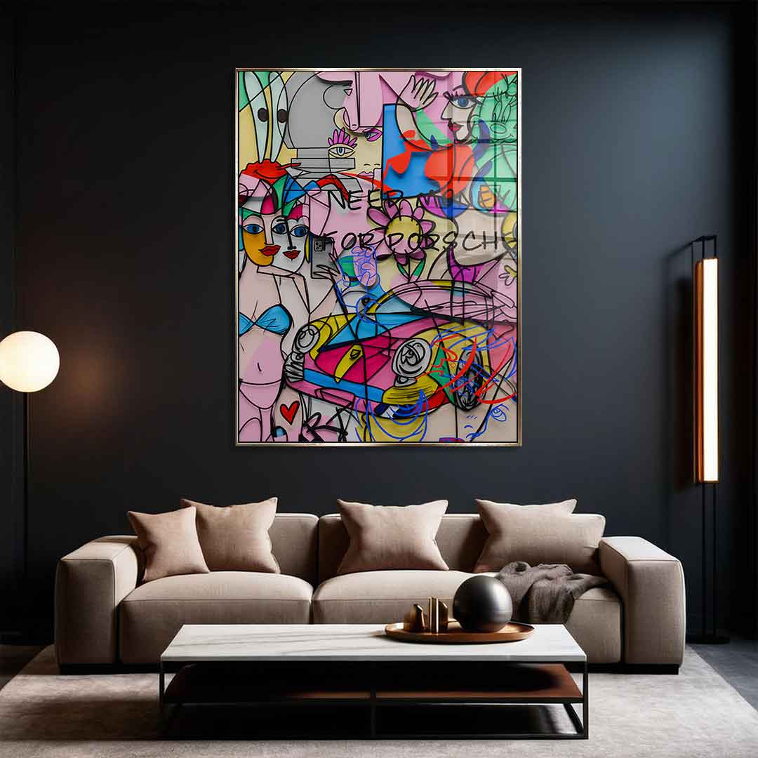 Need Money For Porsche - Acrylglas