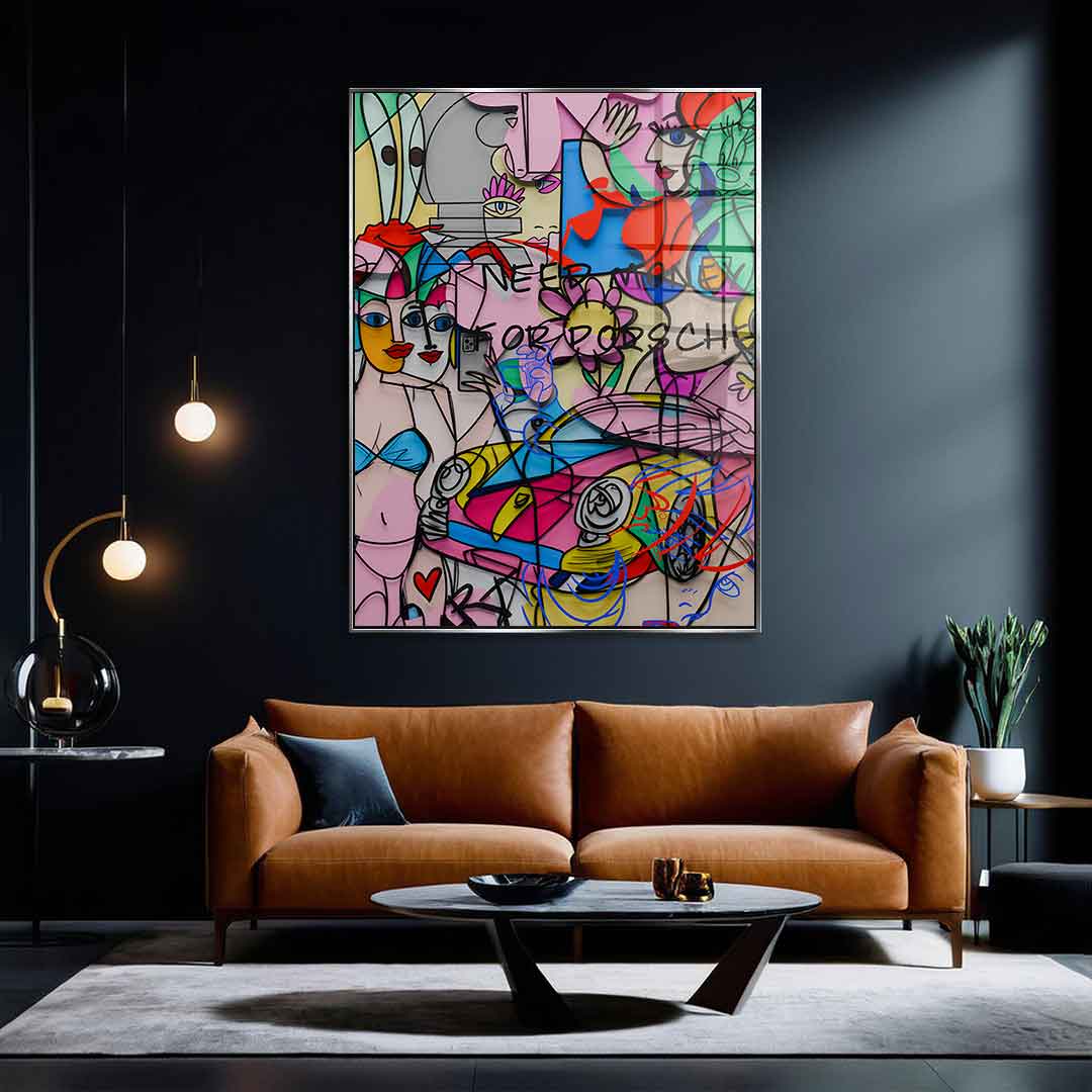Need Money For Porsche - Acrylglas