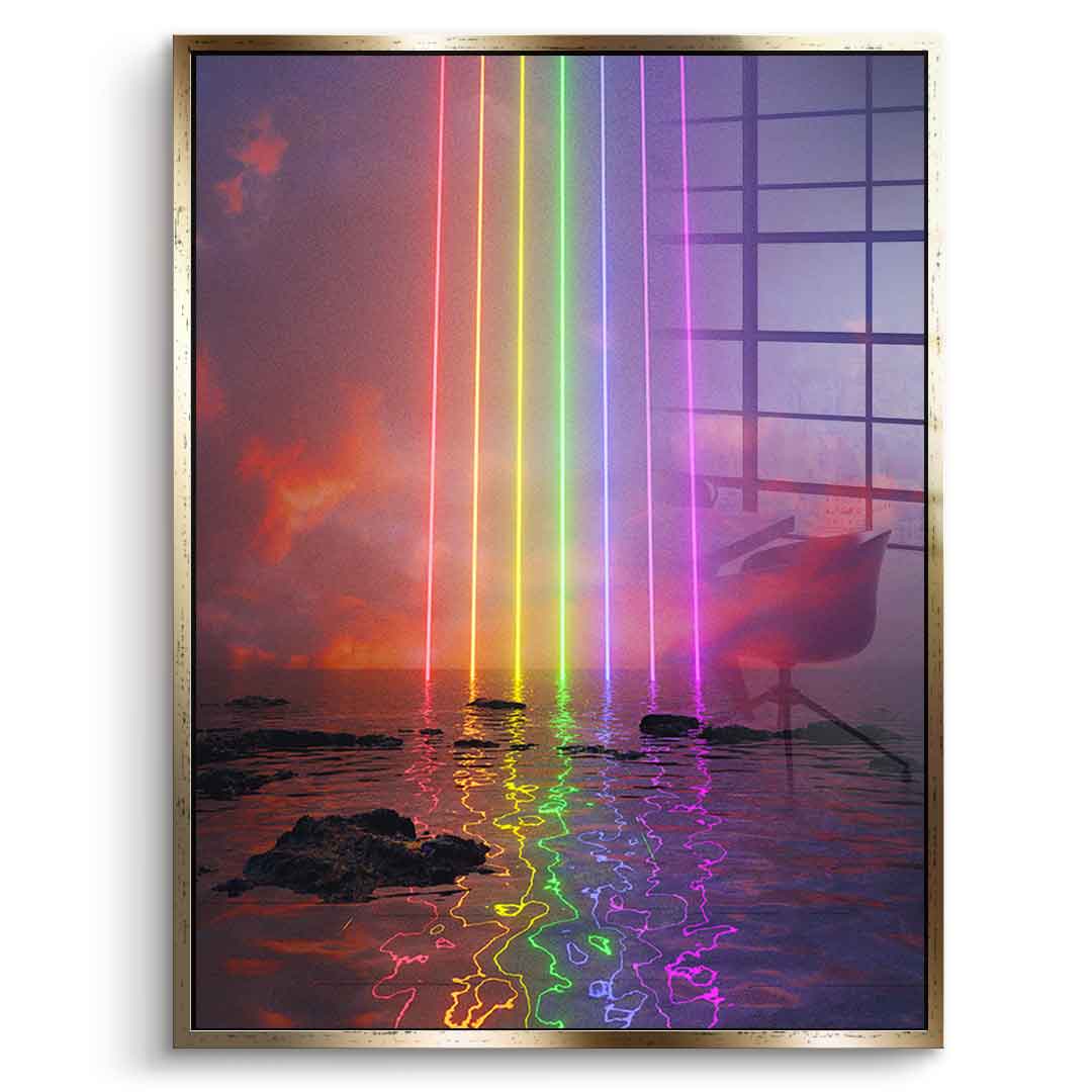 Neon Rainbow - Acrylic glass
