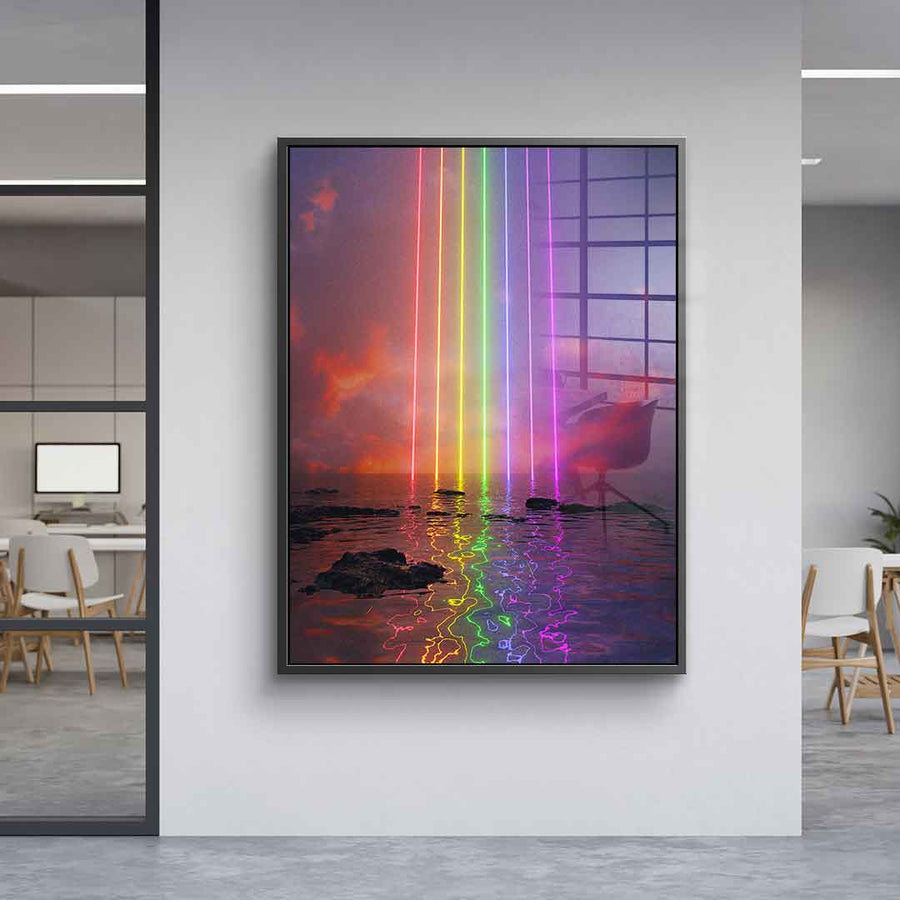 Neon Rainbow - Acrylglas