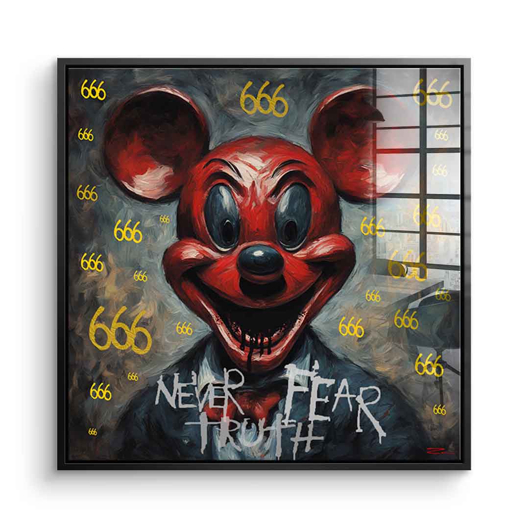 Never Fear Truth - Acrylglas