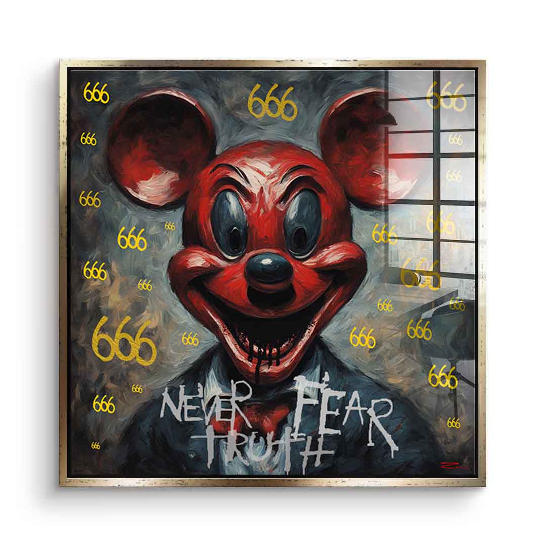 Never Fear Truth - Acrylglas