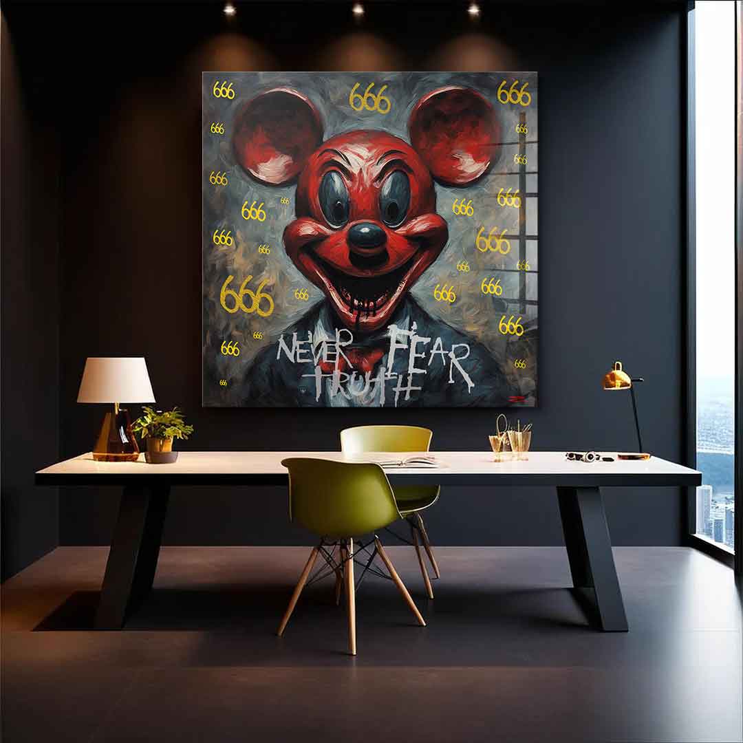 Never Fear Truth - Acrylglas