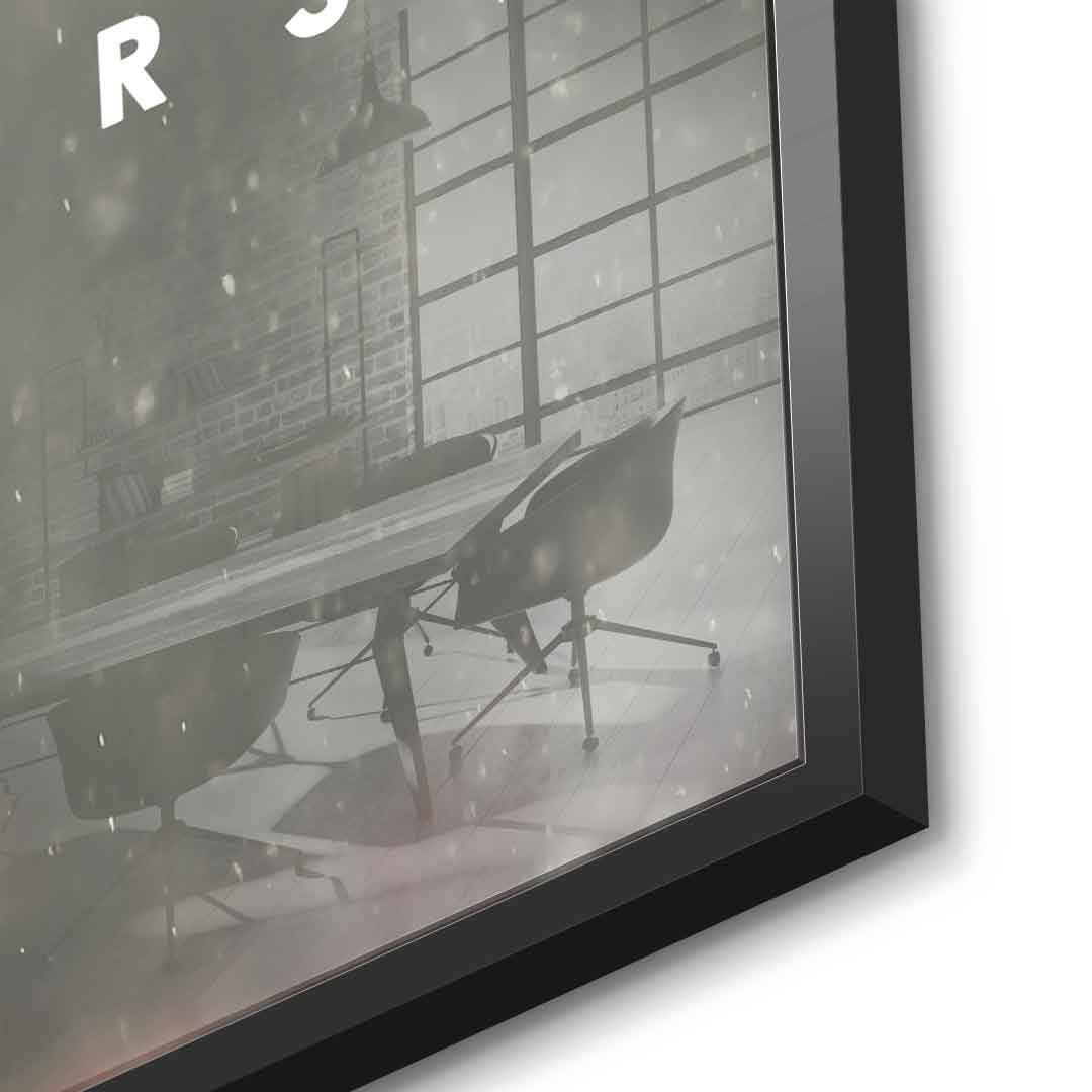 No Rain No Flowers - Acrylic glass