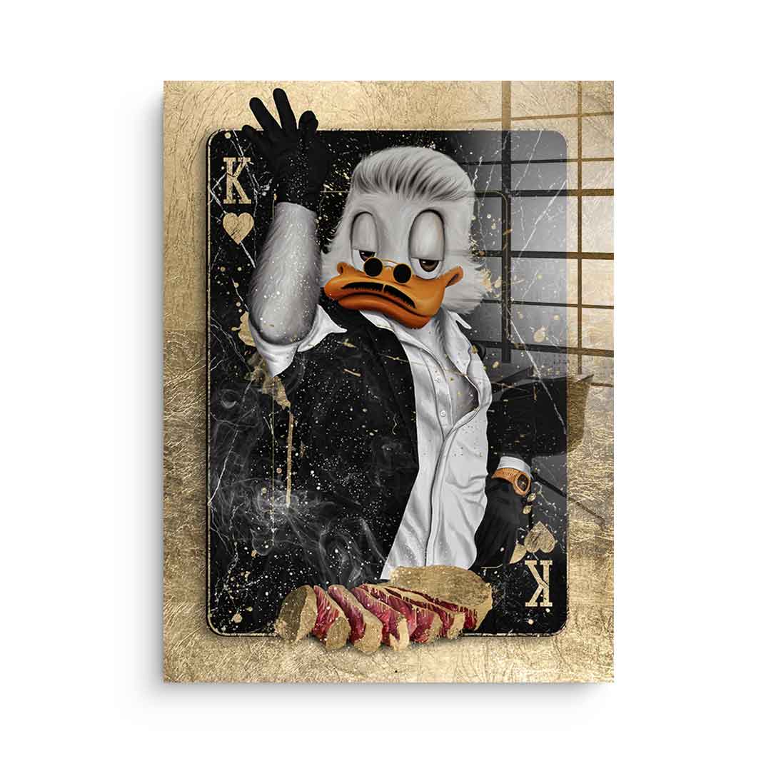DOTCOMCANVAS Nusret Duck - Blattgold – Frontansicht