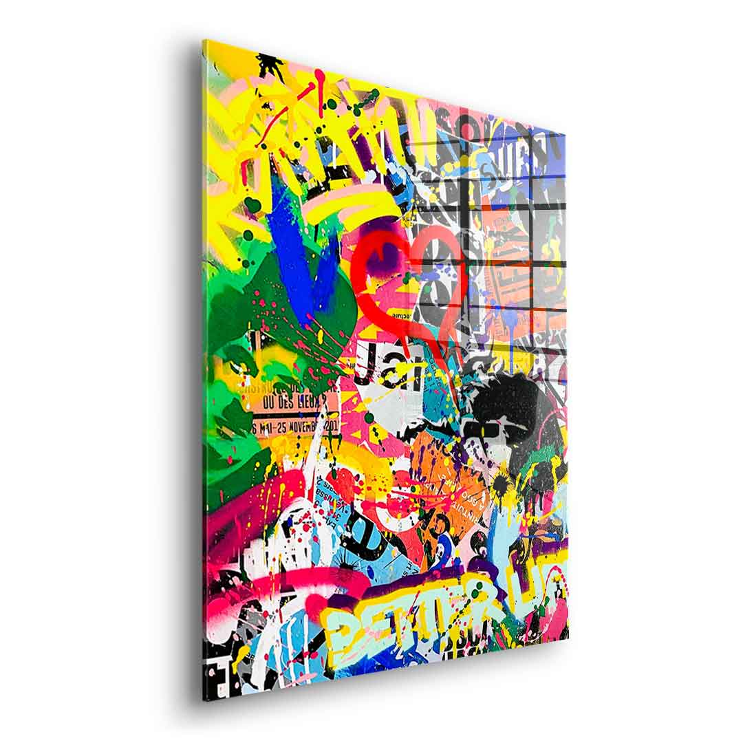 POP GRAFFITI - Acrylglas