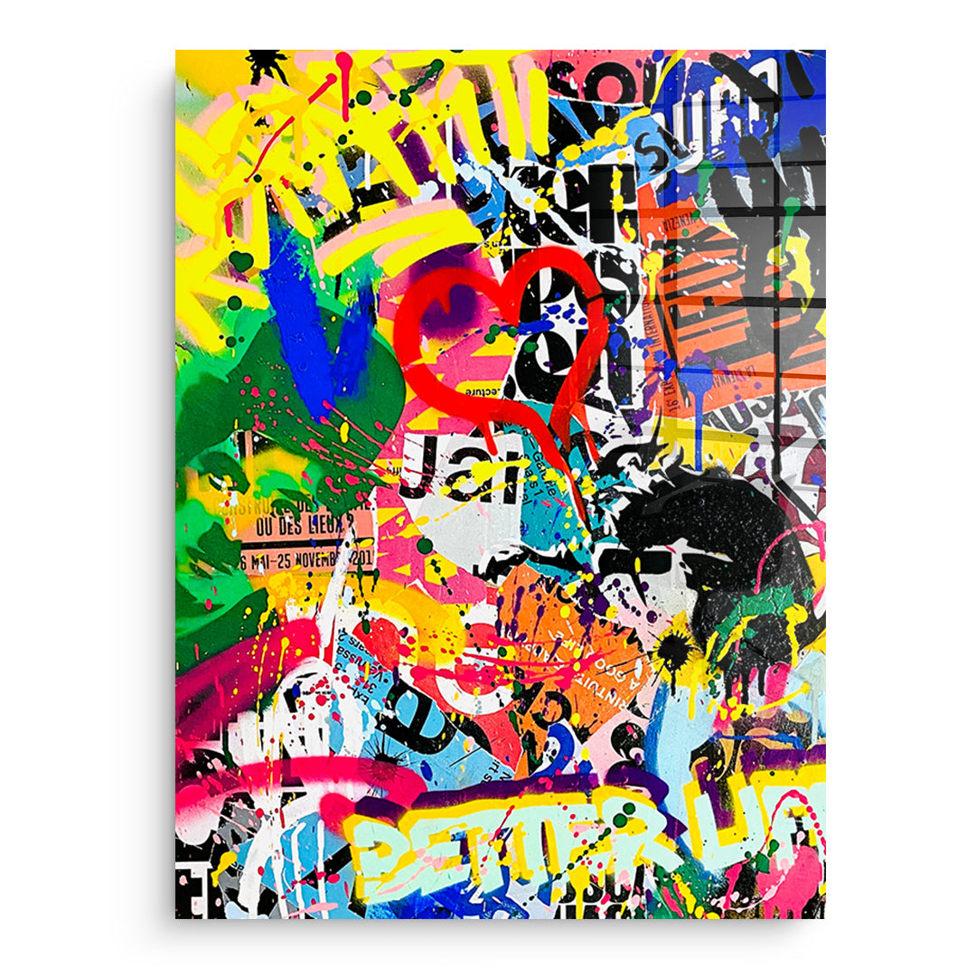 POP GRAFFITI - Acrylglas