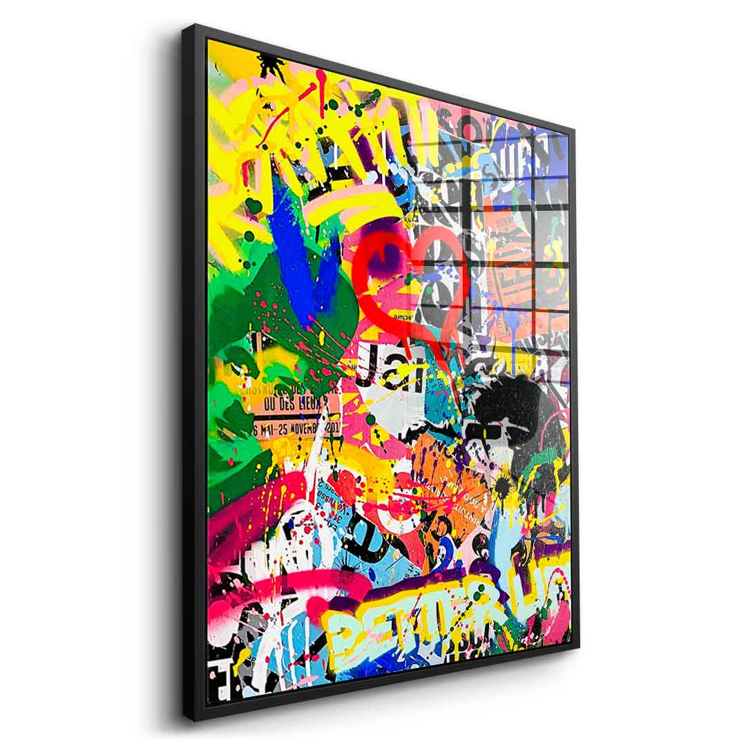 POP GRAFFITI - Acrylglas