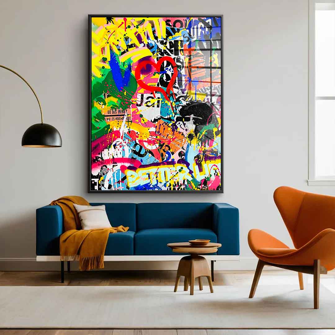 POP GRAFFITI - Acrylglas