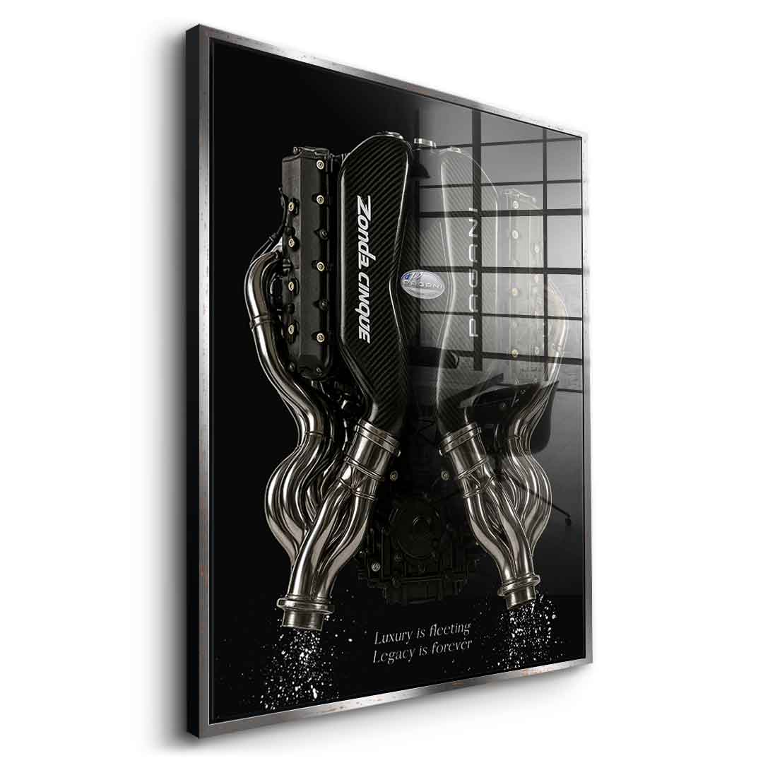 Pagani Engine - Acrylic glass