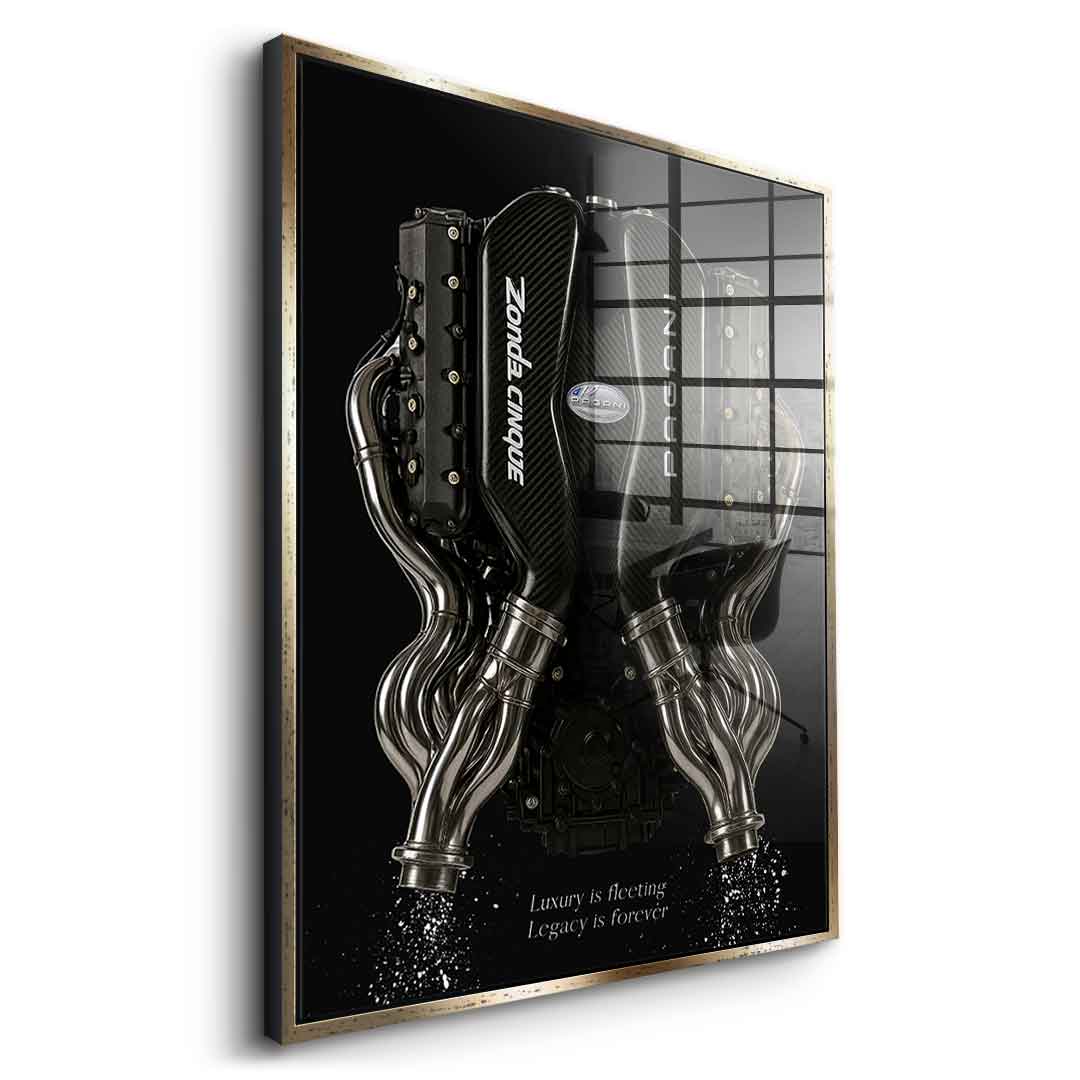 Pagani Engine - Acrylic glass