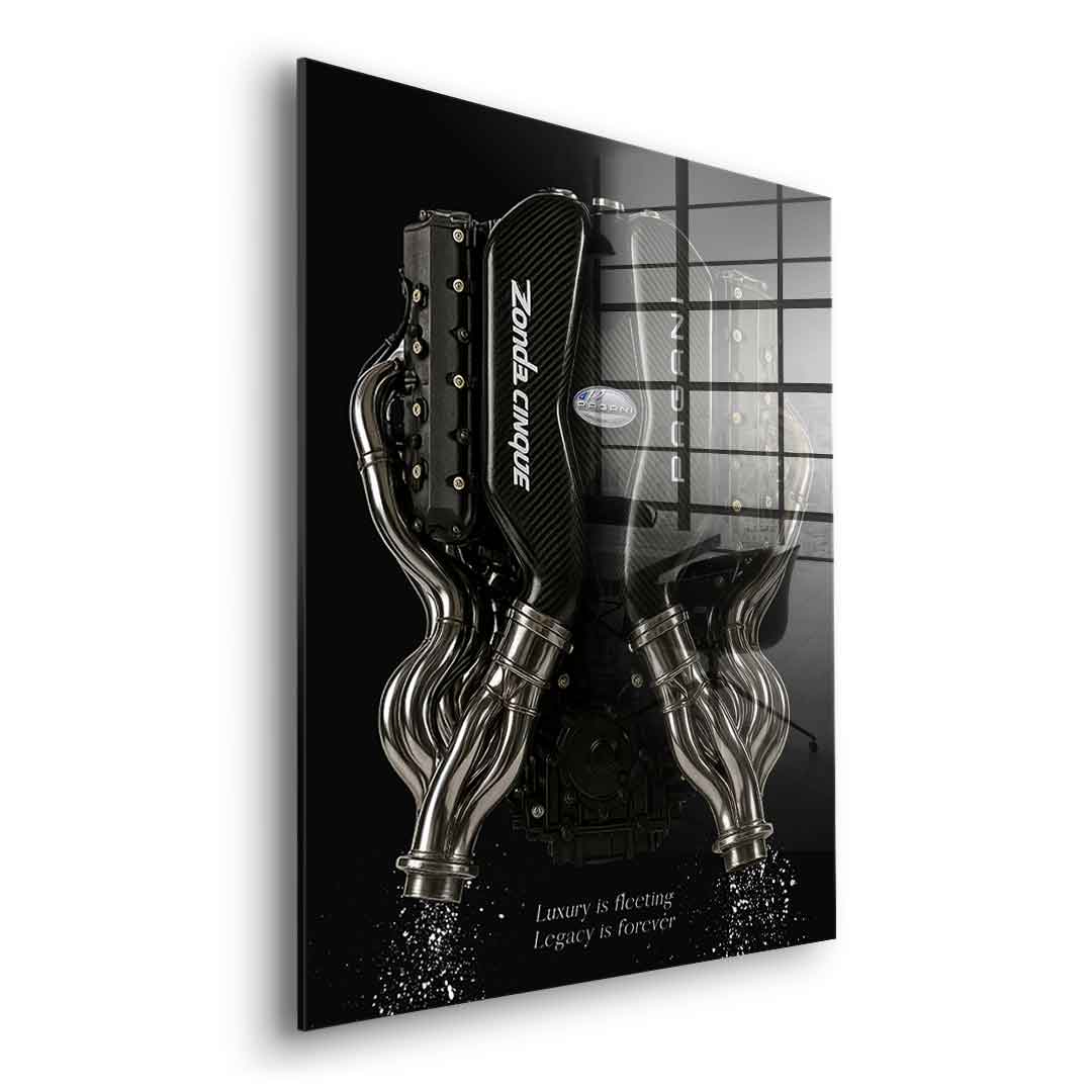 Pagani Engine - Acrylic glass