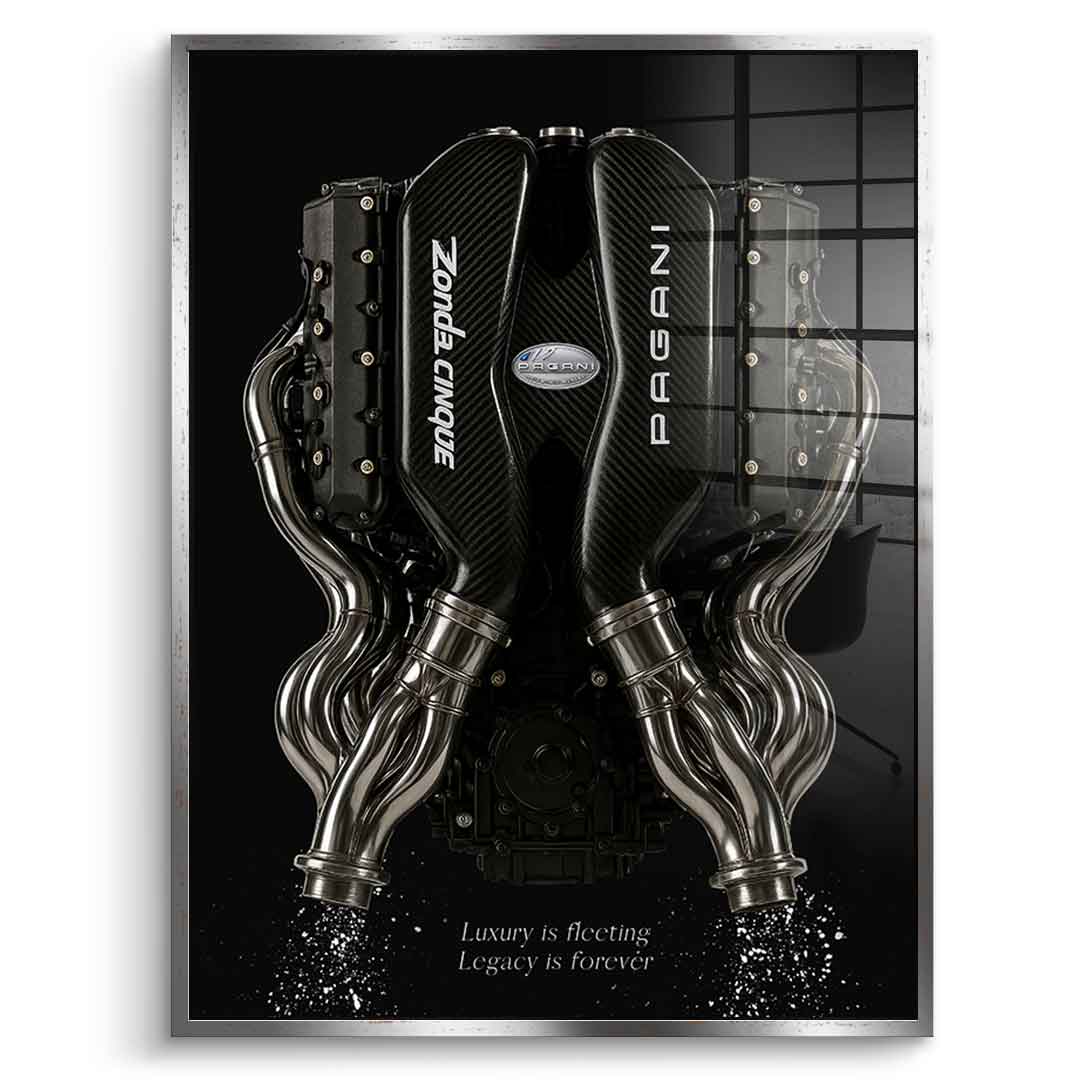 Pagani Engine - Acrylic glass