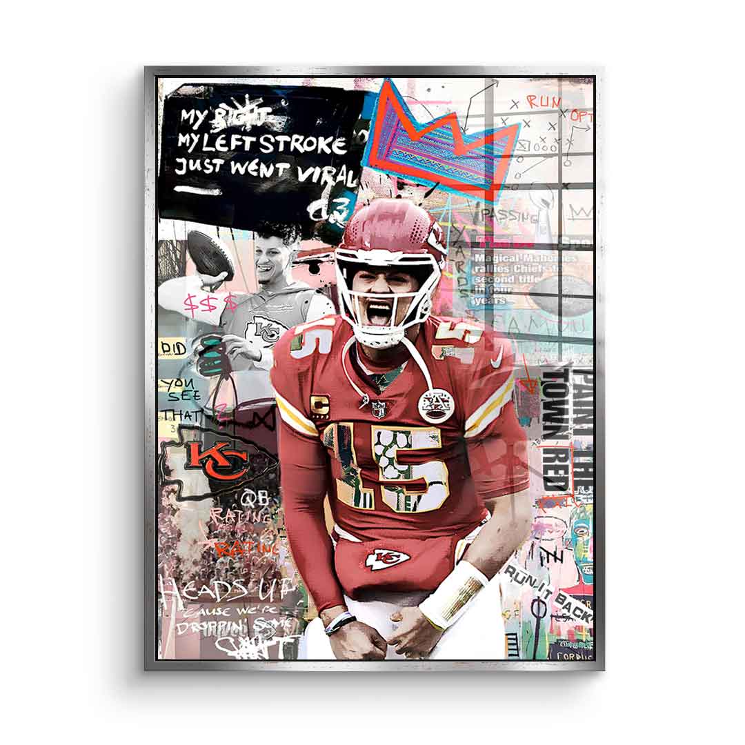Pat Mahomes - Acrylglas