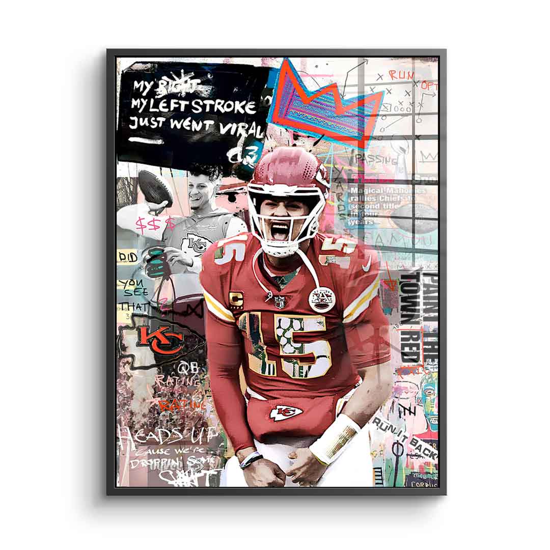 Pat Mahomes - Acrylglas