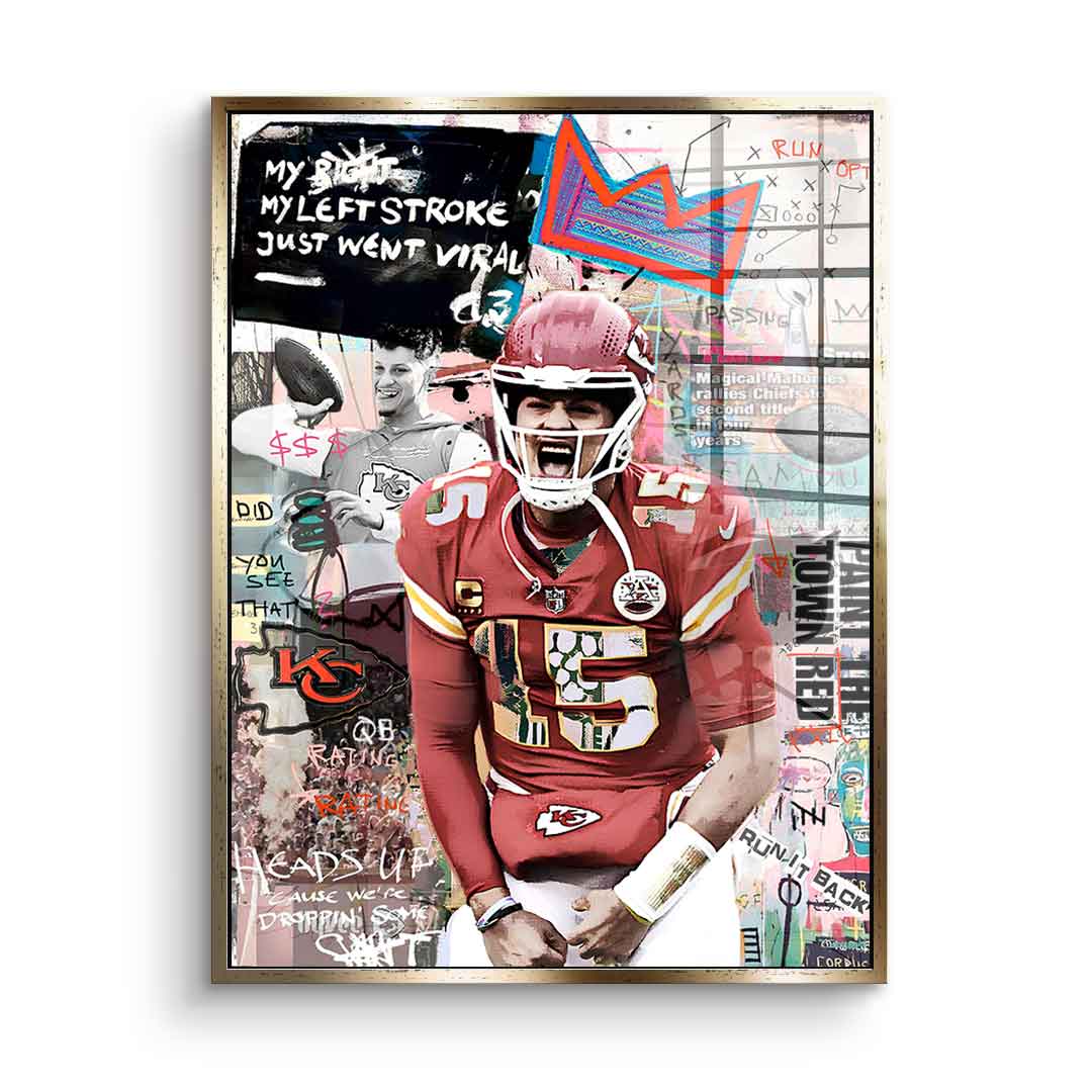 Pat Mahomes - Acrylglas