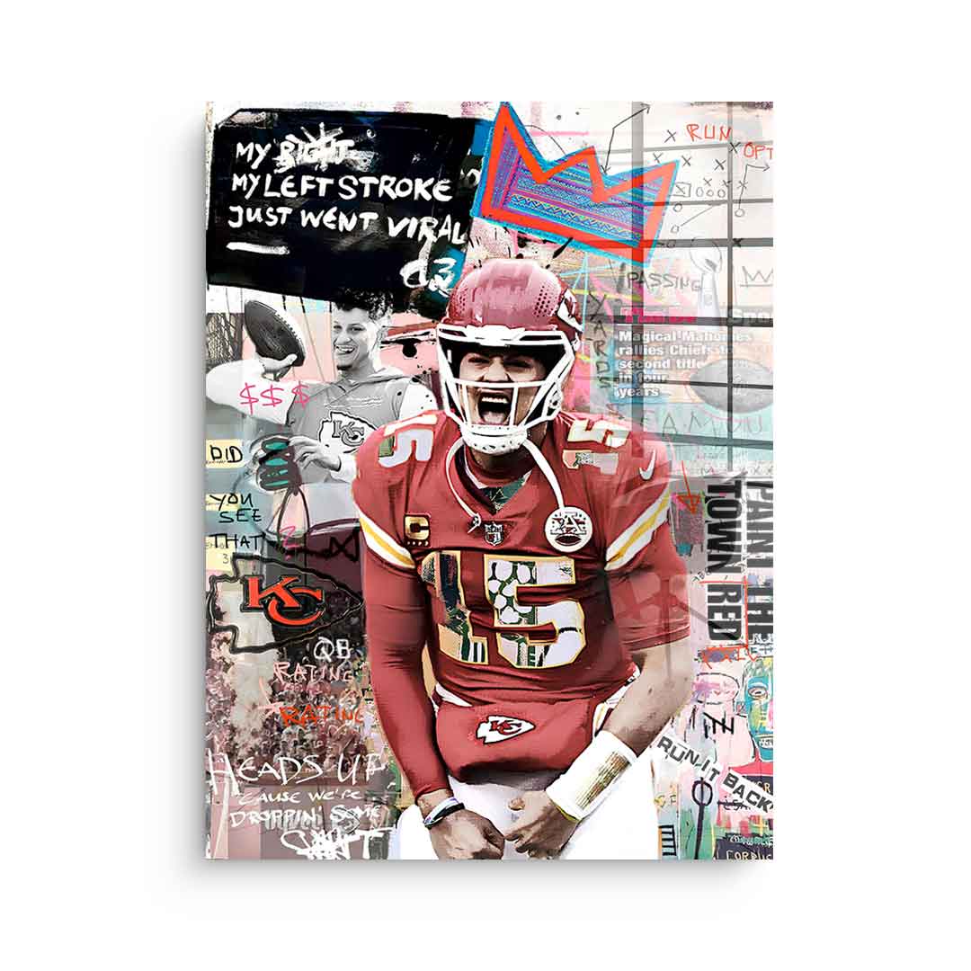 Pat Mahomes - Acrylglas