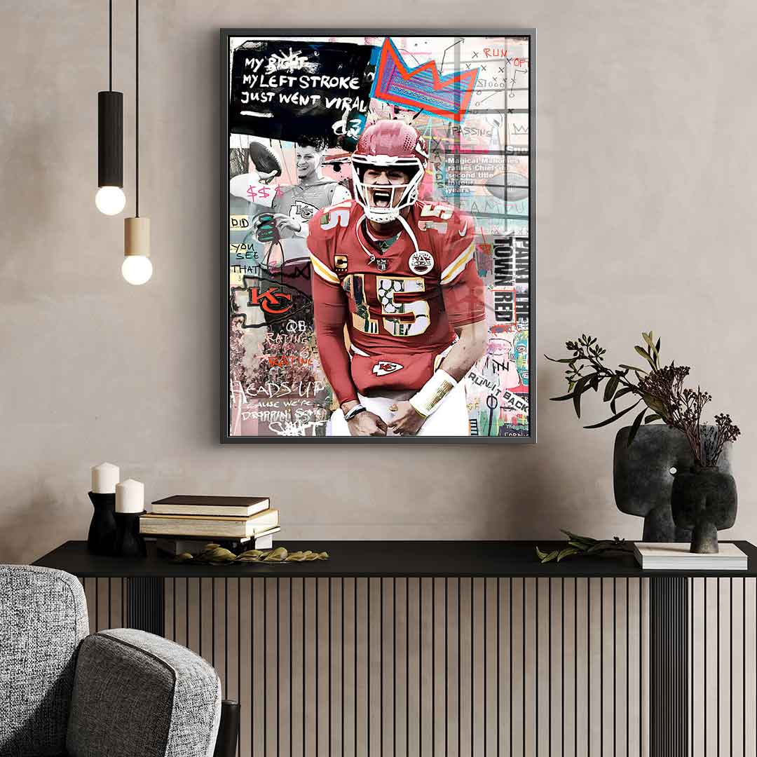 Pat Mahomes - Acrylic glass