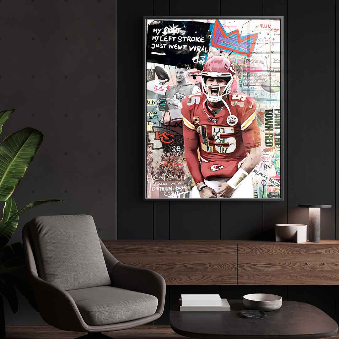 Pat Mahomes - Acrylglas